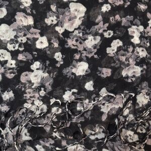 Floral Patterned Scarf